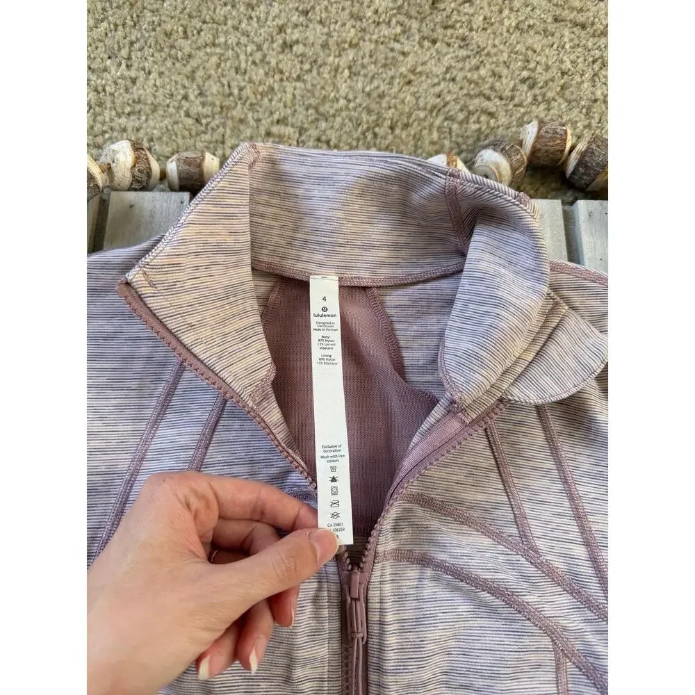 Lululemon Wee Are From Space Pink Bliss Vintage Mauve Heathered Define Jacket